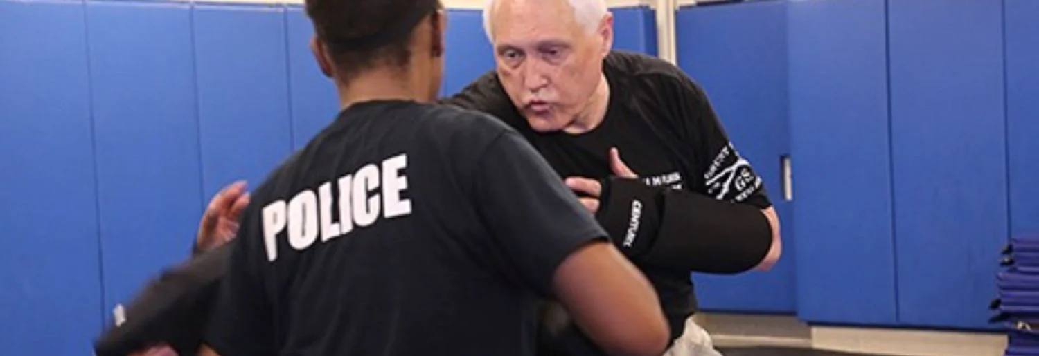 officers training hand-to-hand combat