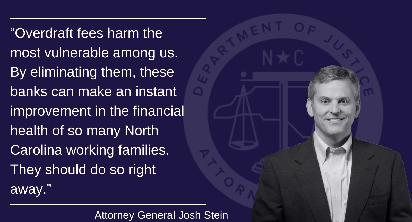 Attorney General Josh Stein Calls on Big Banks to Protect ...