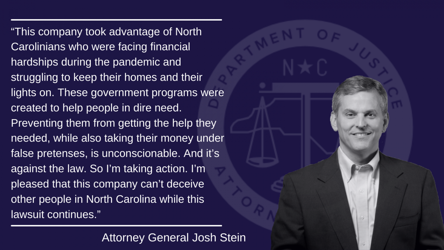 Attorney General Josh Stein Wins Temporary Restraining Order Against 