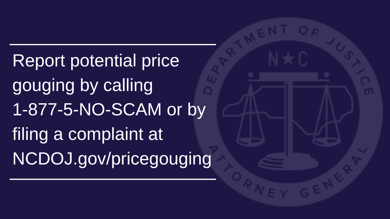 North Carolina s Price Gouging Law Is In Effect NCDOJ