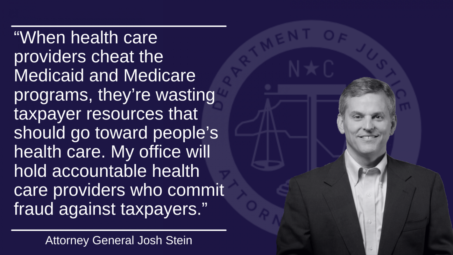 Attorney General Josh Stein Announces 226,000 Medicare and Medicaid