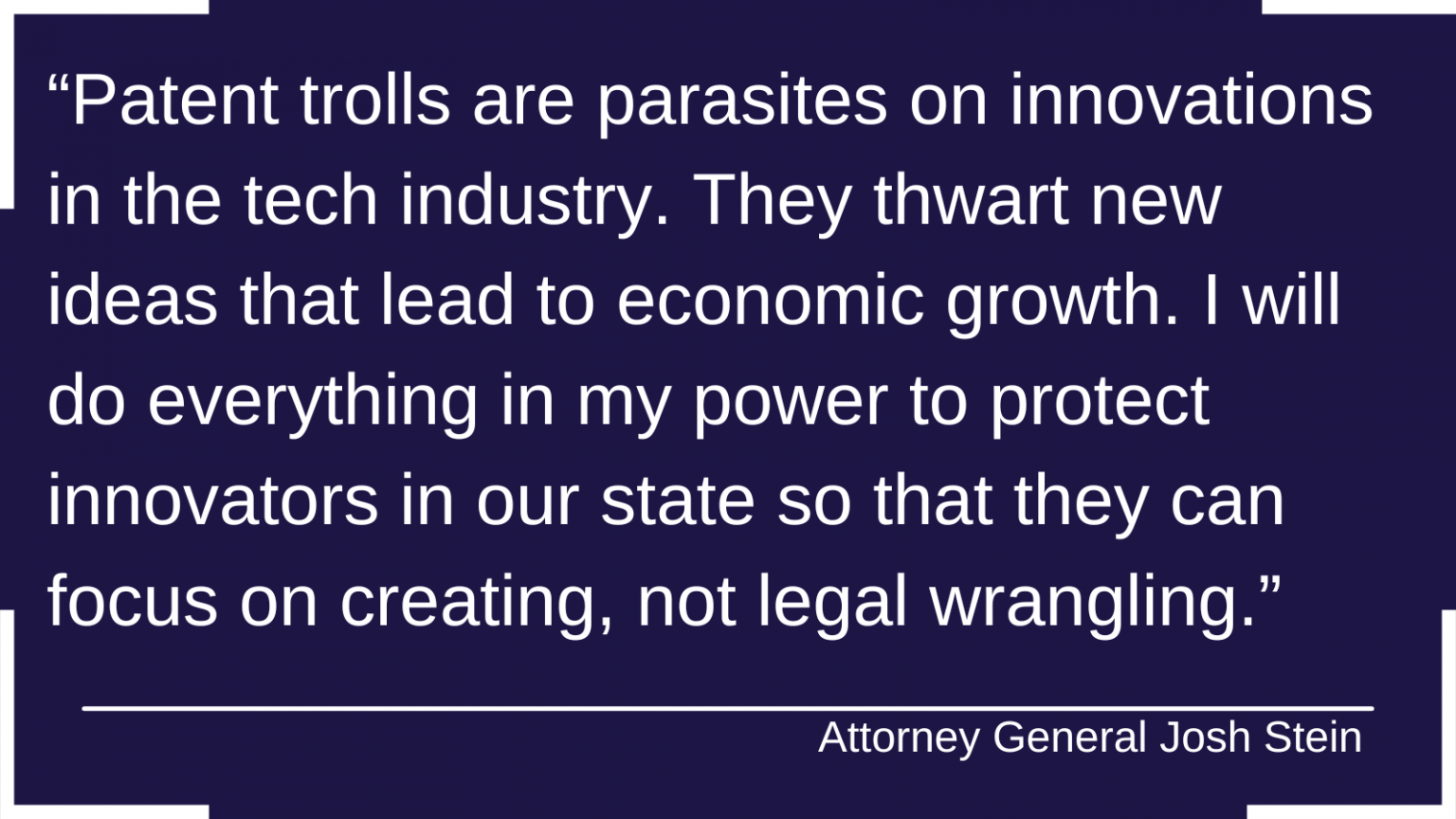 Attorney General Josh Stein Leads Coalition Fighting Against Patent ...