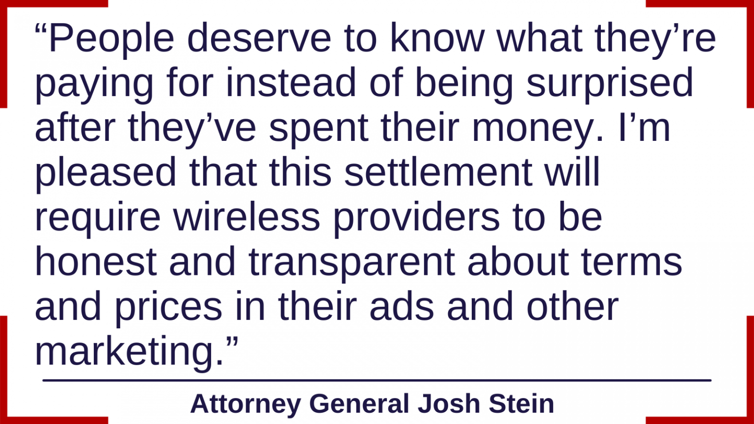 Attorney General Josh Stein Reaches 10.25 Million Settlement with AT&T