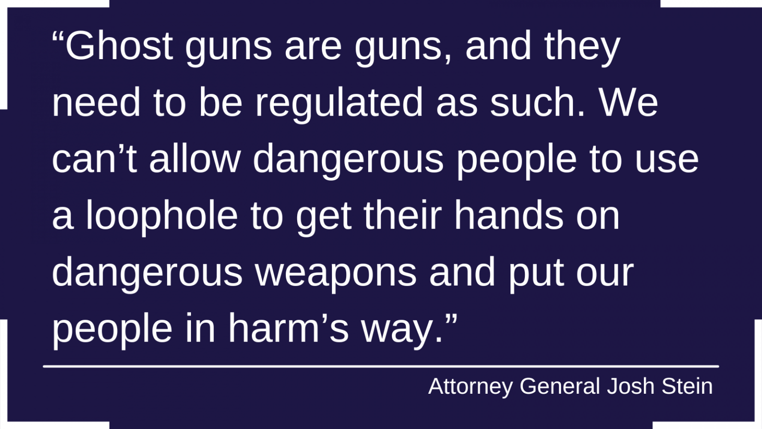 Attorney General Josh Stein Urges Supreme Court to Uphold Federal Ghost