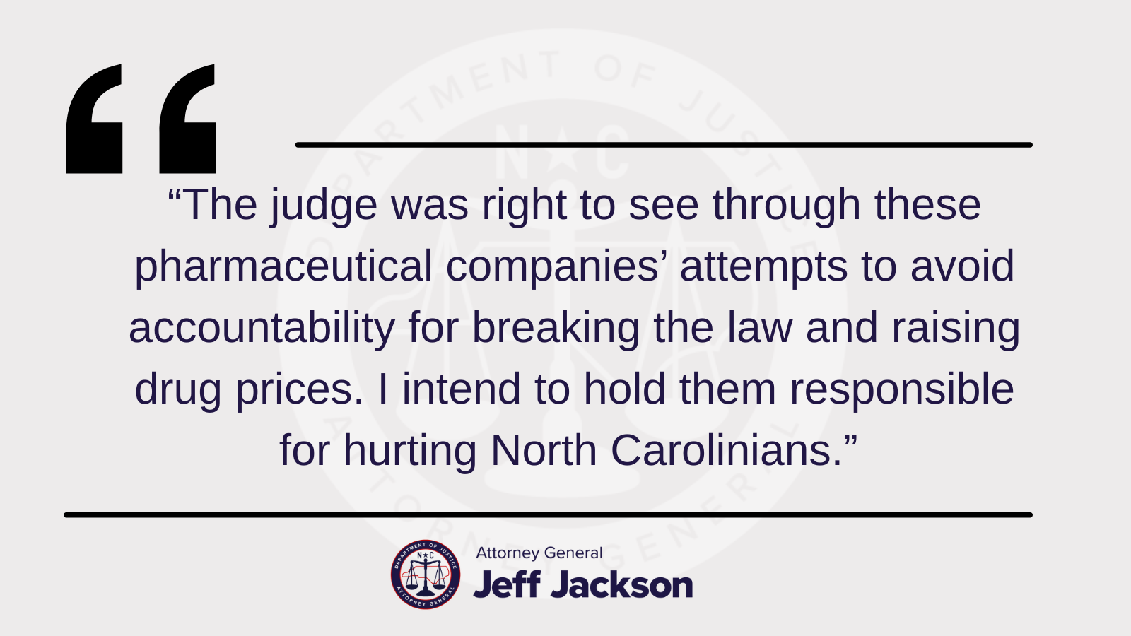 Court Rejects Drugmakers’ Attempt to Dismiss Attorney General Jackson’s Generic Drug Price-Fixing Case